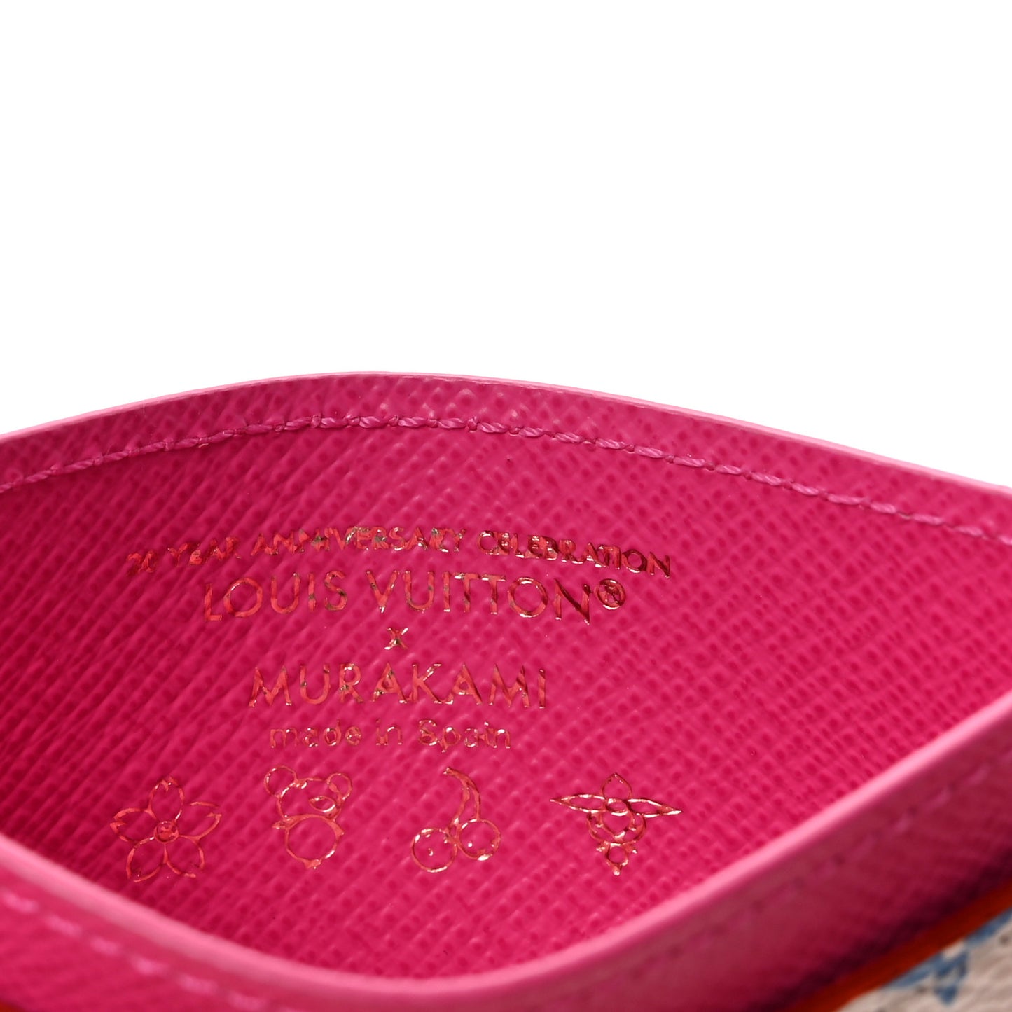 LV X TM Monogram Multicolor Card Holder Kawaii Pink