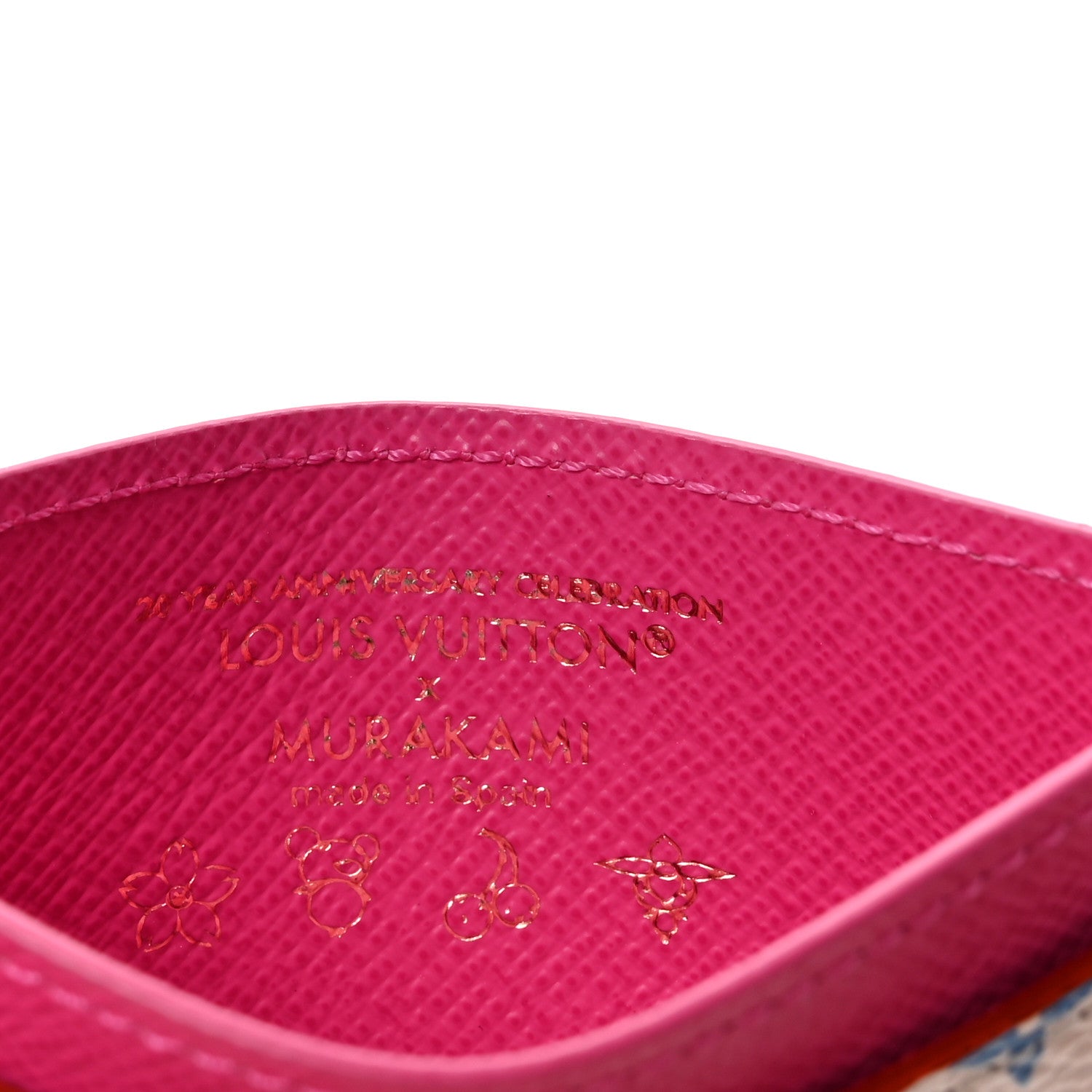 Louis Vuitton LV X TM Monogram Multicolor Card Holder Kawaii Pink 6 of 8