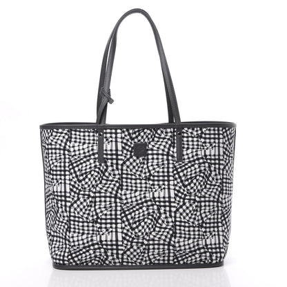 MCM Visetos Medium Liz Reversible Shopper Tote Phantom Grey 3 of 12
