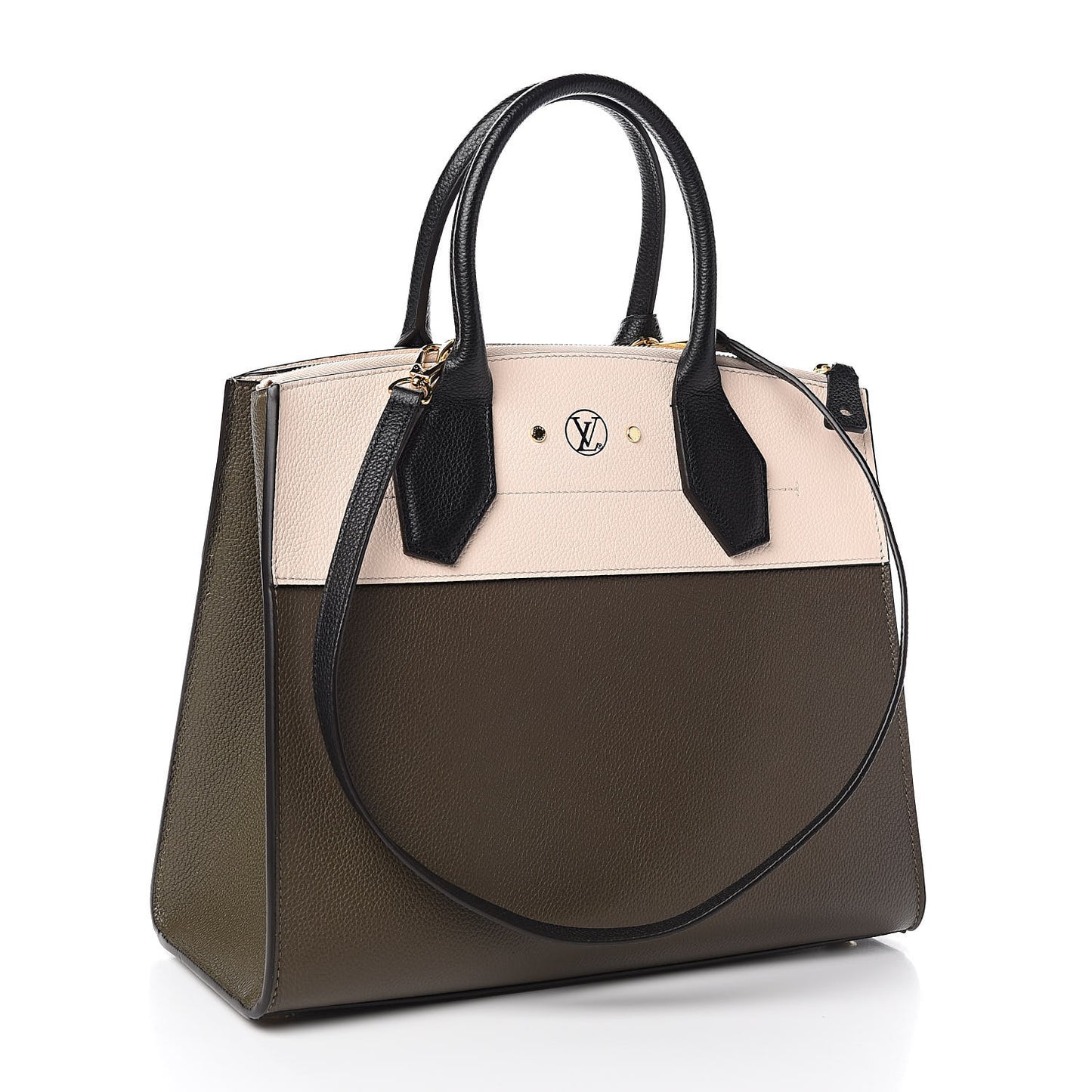 Taurillon City Steamer MM Kaki Creme Black