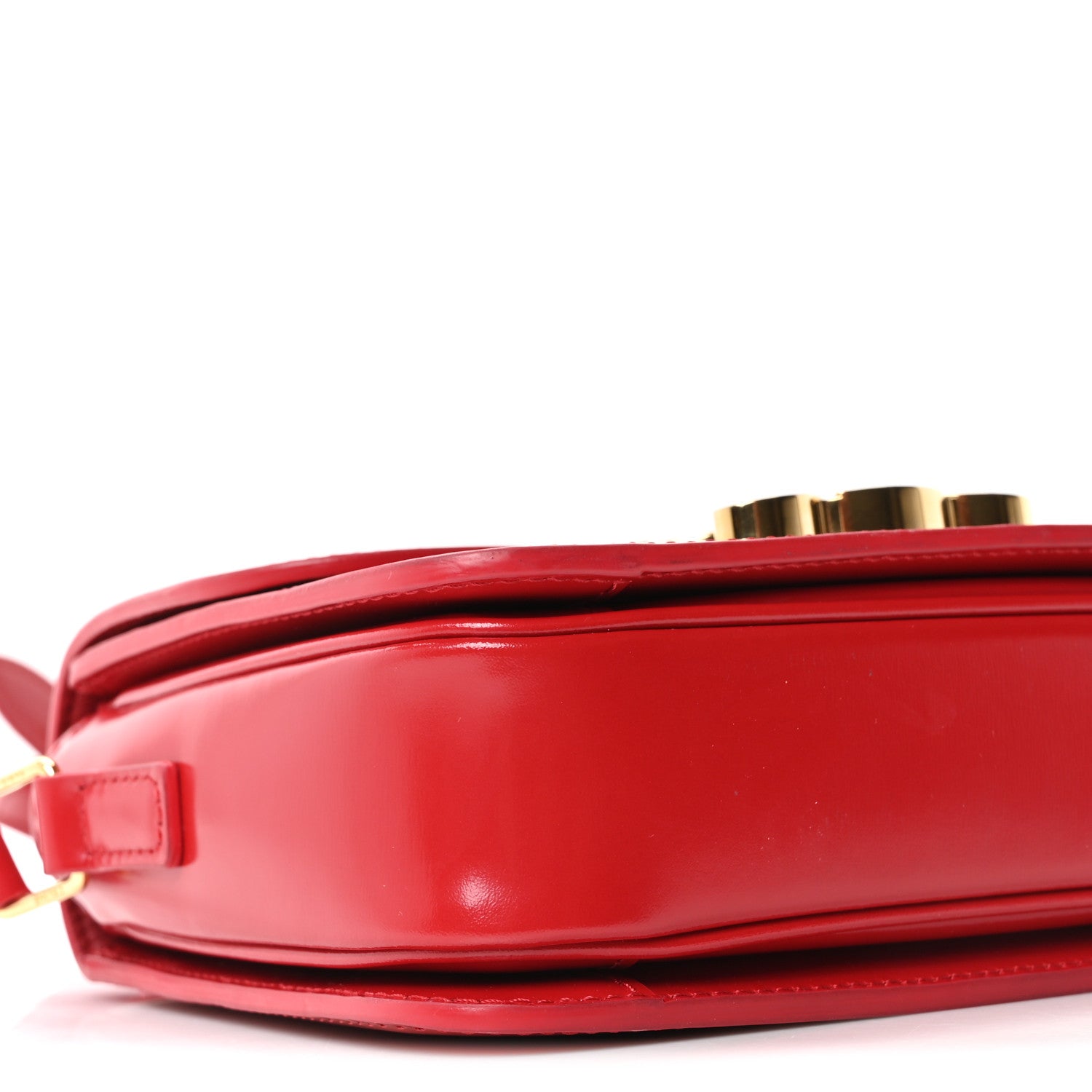 Celine Shiny Calfskin Teen Triomphe Red 9 of 11