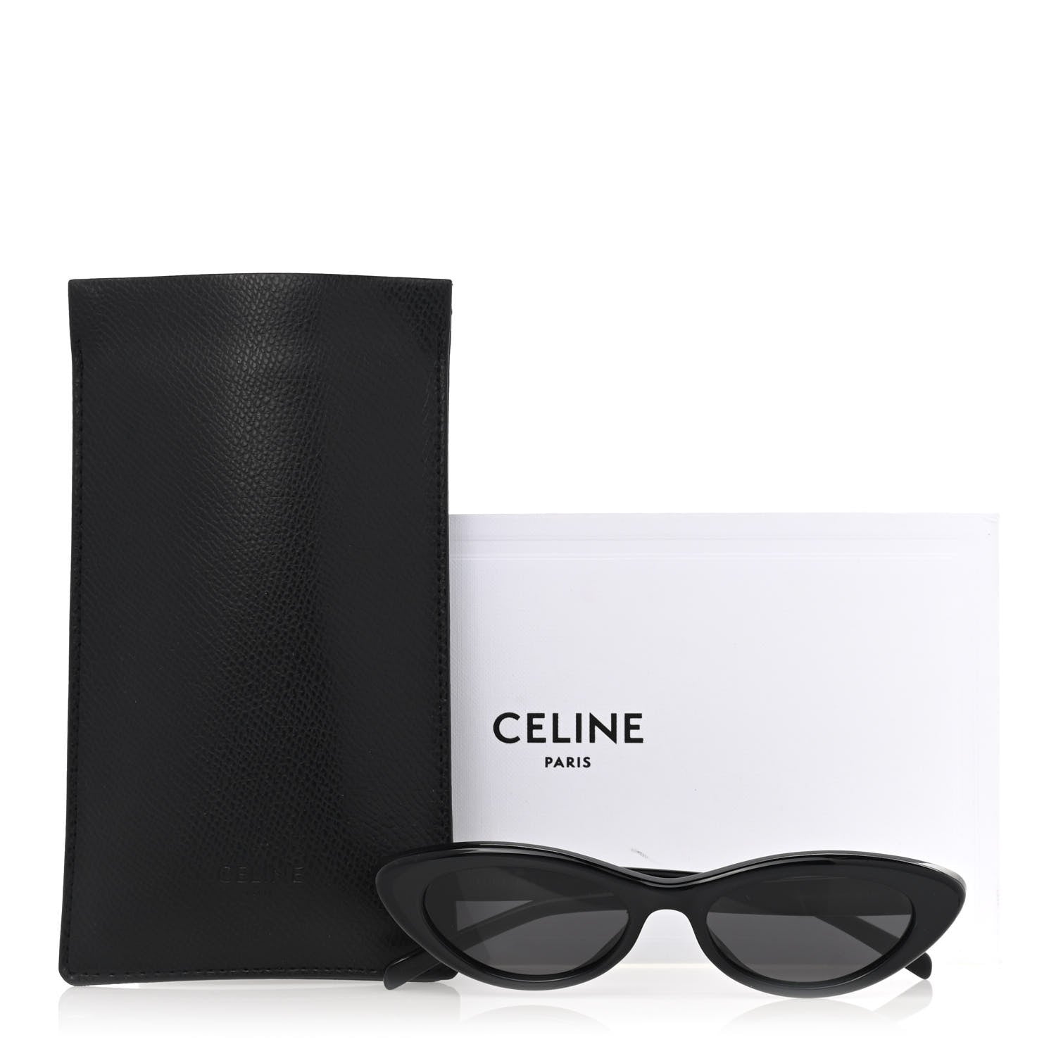 Celine Acetate Cat Eye Sunglasses CL40184U Black 7 of 7