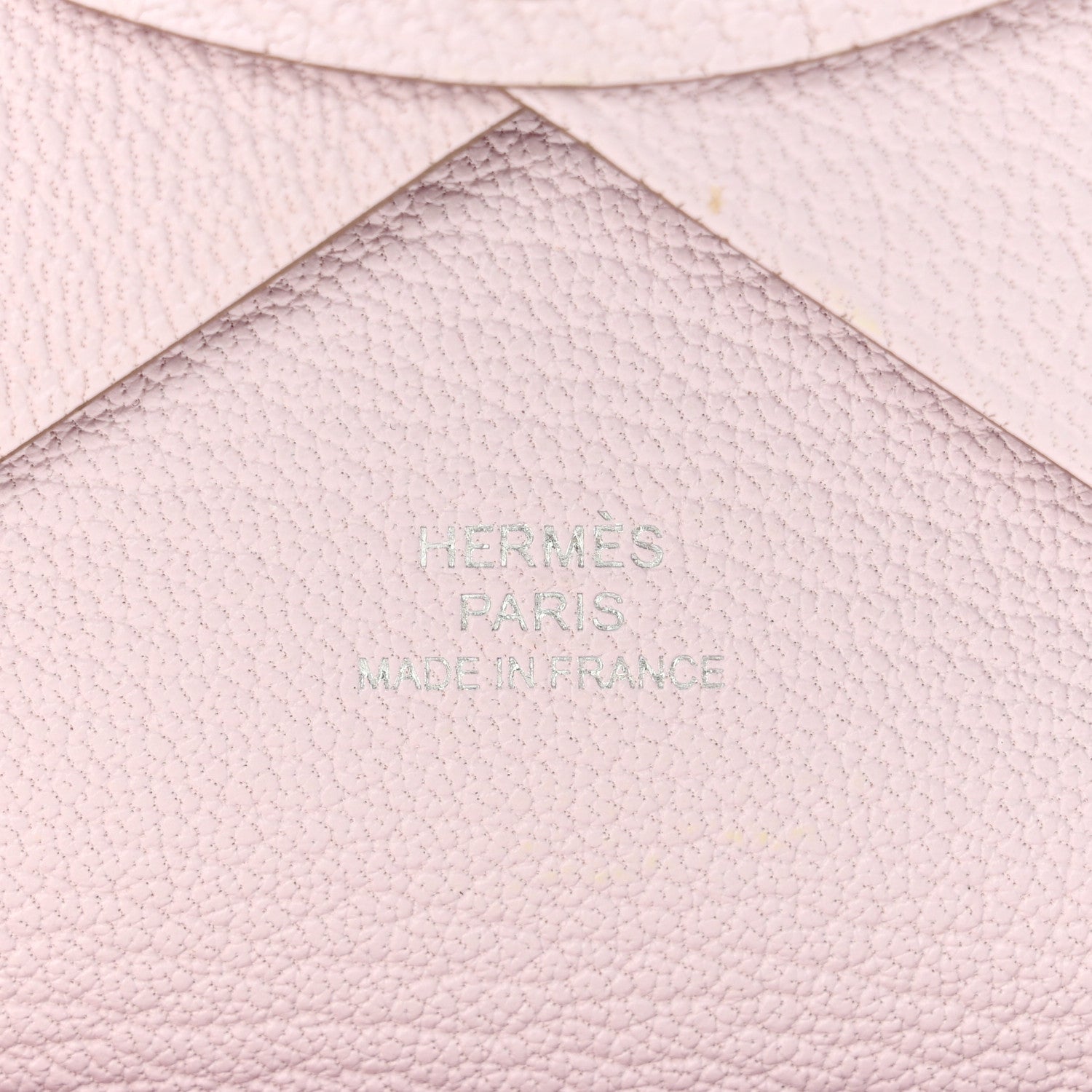 Hermes Chevre Mysore Calvi Duo Card Case Mauve Pale 6 of 10