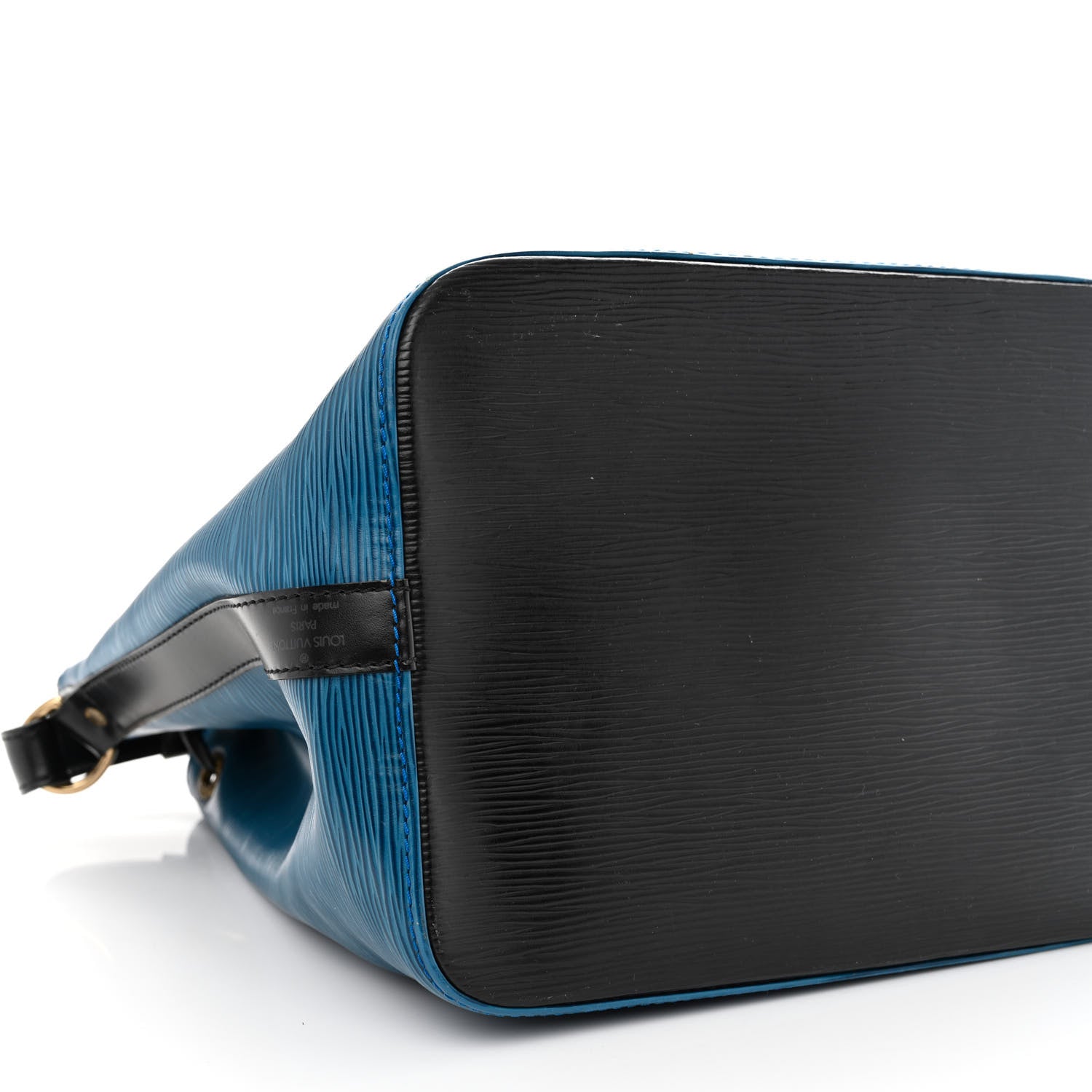 Louis Vuitton Epi Petit Bi-Color Noe Bleu Toledo Black 8 of 12