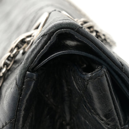 Chanel Metallic Aged Calfskin Quilted 2.55 Reissue 228 Flap Black 11 of 11