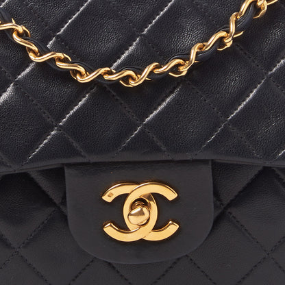Chanel Lambskin Quilted Small Double Flap Black 6 of 9