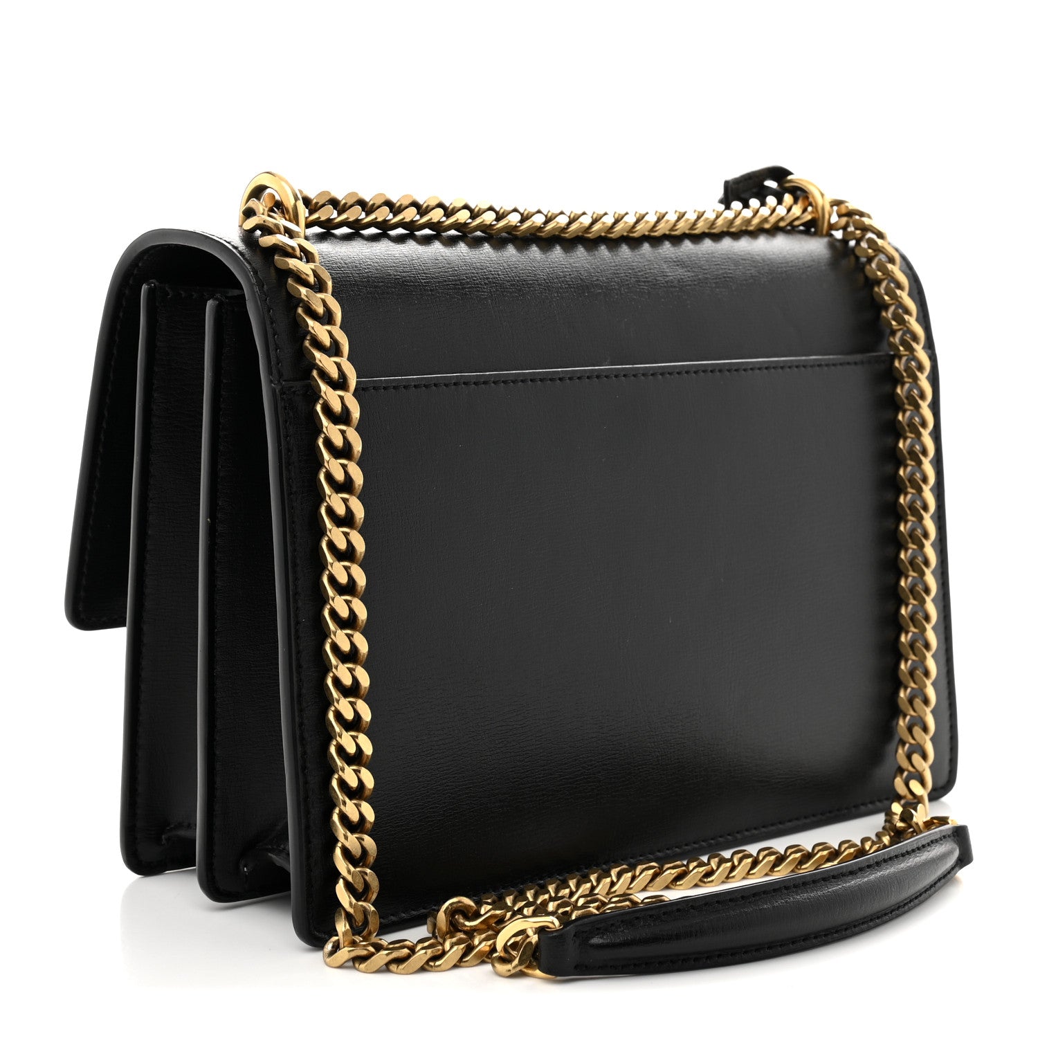 Saint Laurent Calfskin Medium Monogram Sunset Black 3 of 10