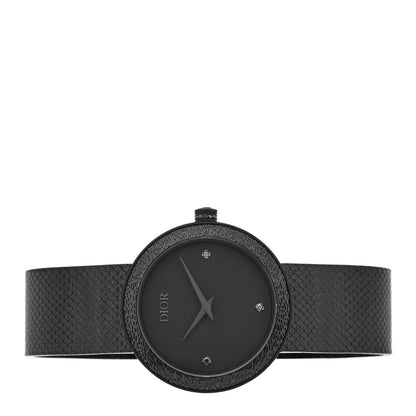Christian Dior Stainless Steel Black Diamond 34mm La D De Dior Quartz Watch Black 2 of 5