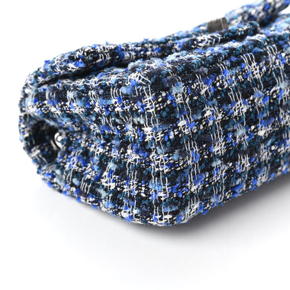Chanel Tweed Quilted 2.55 Reissue Mini Flap Blue 6 of 11