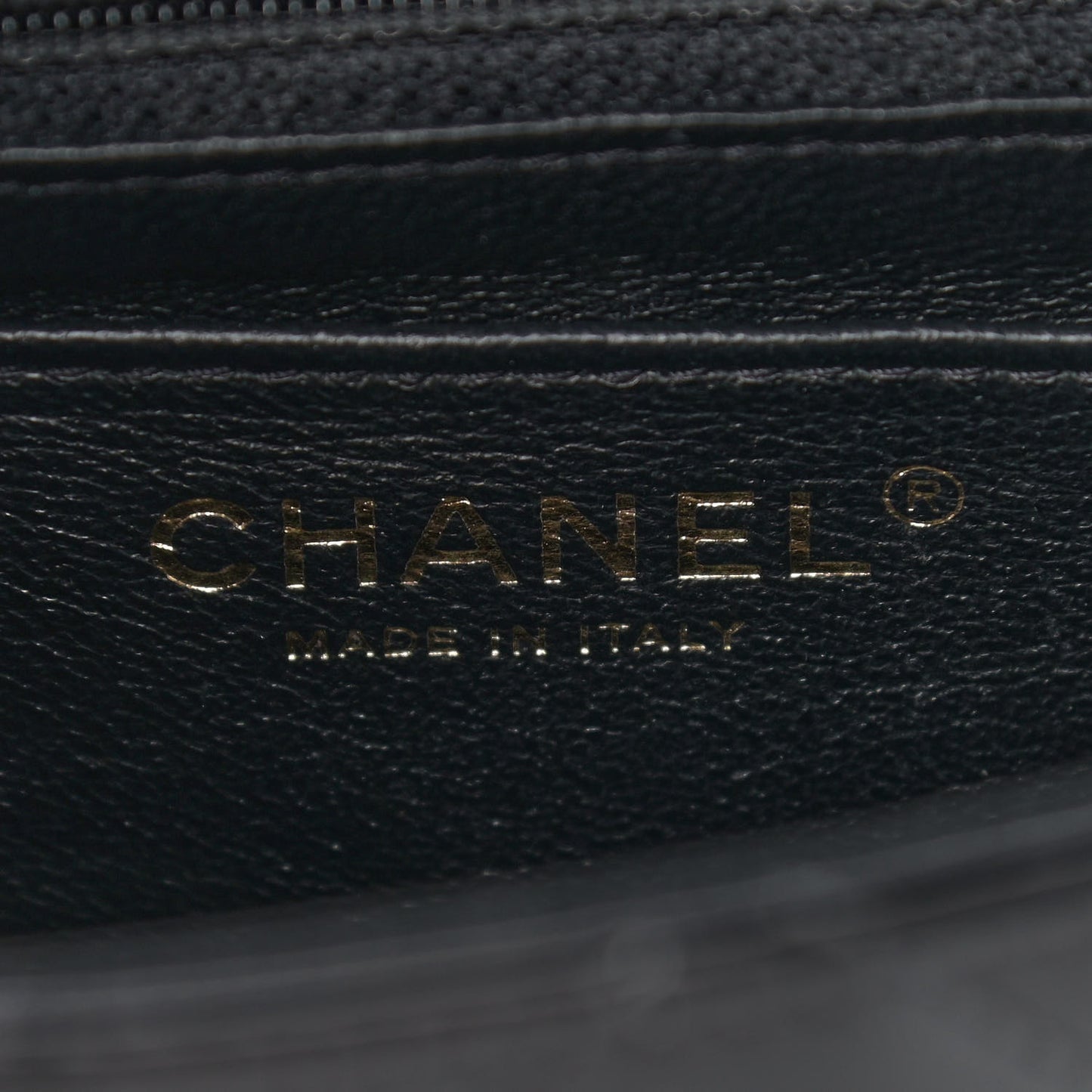 Patent Calfskin Quilted Mini Square Flap Black