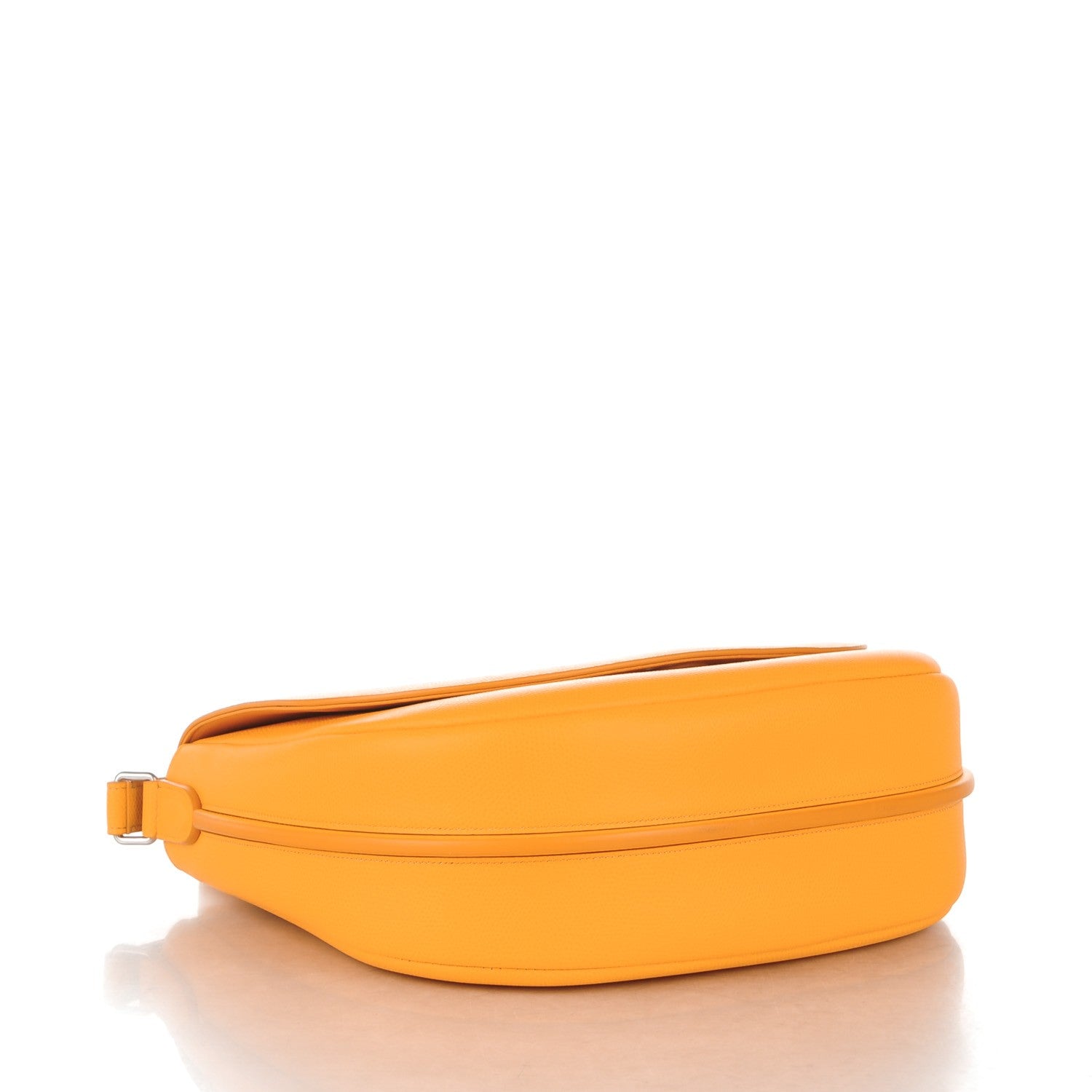 Celine Grained Calfskin Trotteur Messenger Saffron 4 of 8