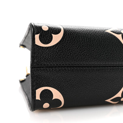 Louis Vuitton Empreinte Monogram Giant Onthego PM Black Beige 8 of 10