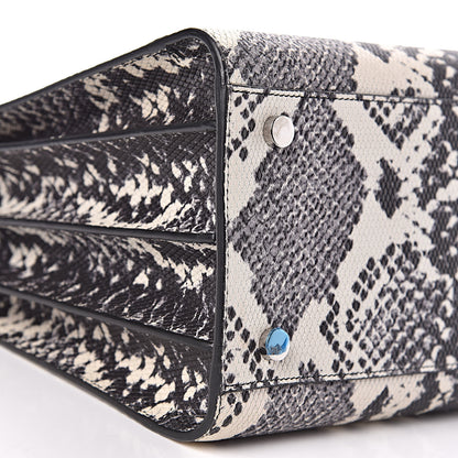 Saint Laurent Python Calfskin Embossed Small Sac De Jour Black 5 of 9