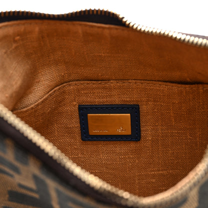 Fendi Zucca Small Oyster Tobacco Petrolio 6 of 9