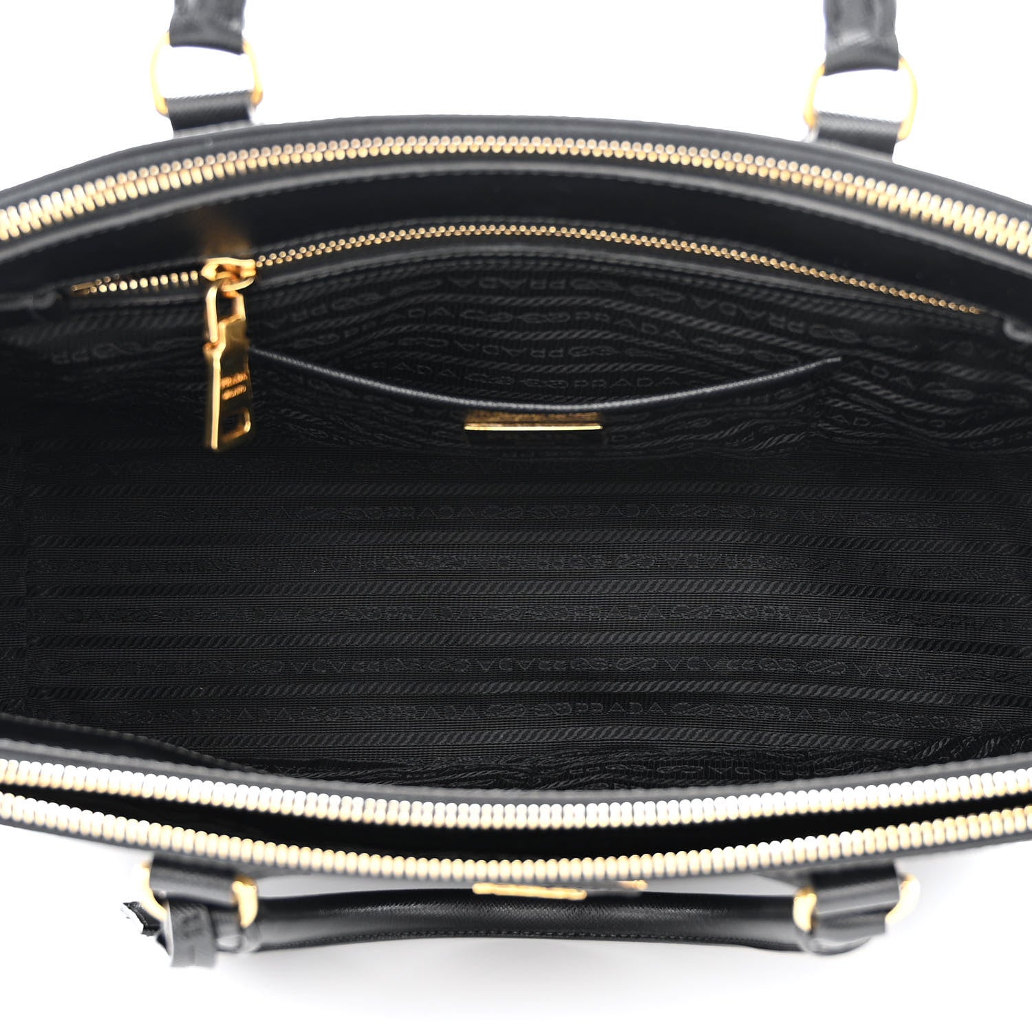 Prada Saffiano Lux Medium Galleria Double Zip Tote Black 5 of 18