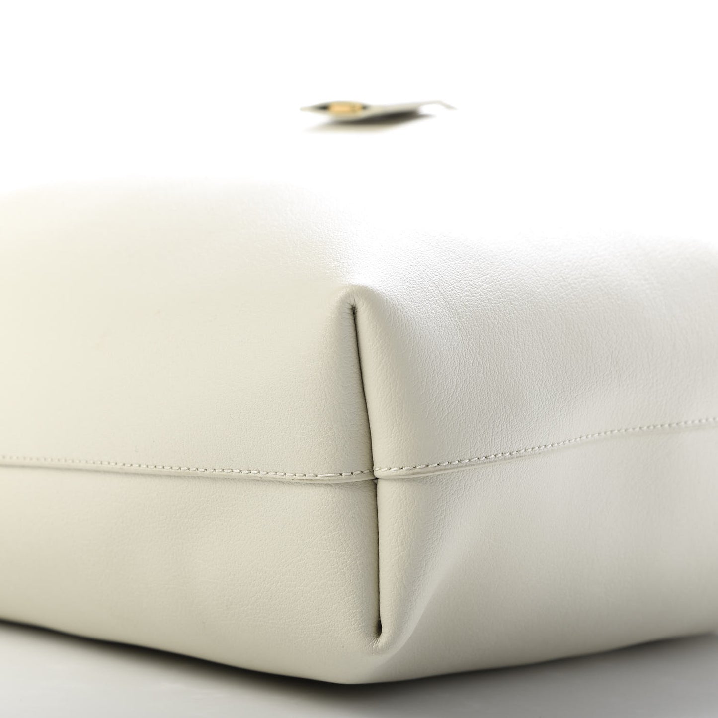 Calfskin Medium Shopping Tote Porcellana
