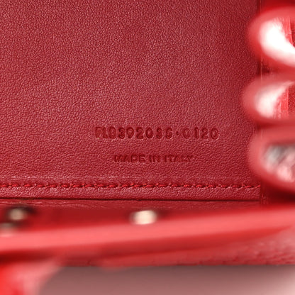 Saint Laurent Calfskin Crocodile Embossed Nano Sac De Jour Red 7 of 13
