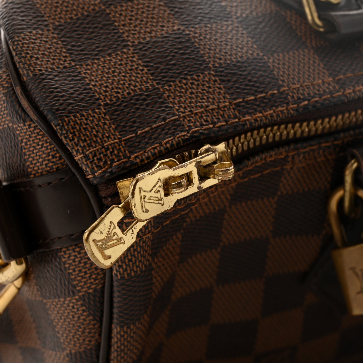 Louis Vuitton Damier Ebene Speedy Bandouliere 30 13 of 16