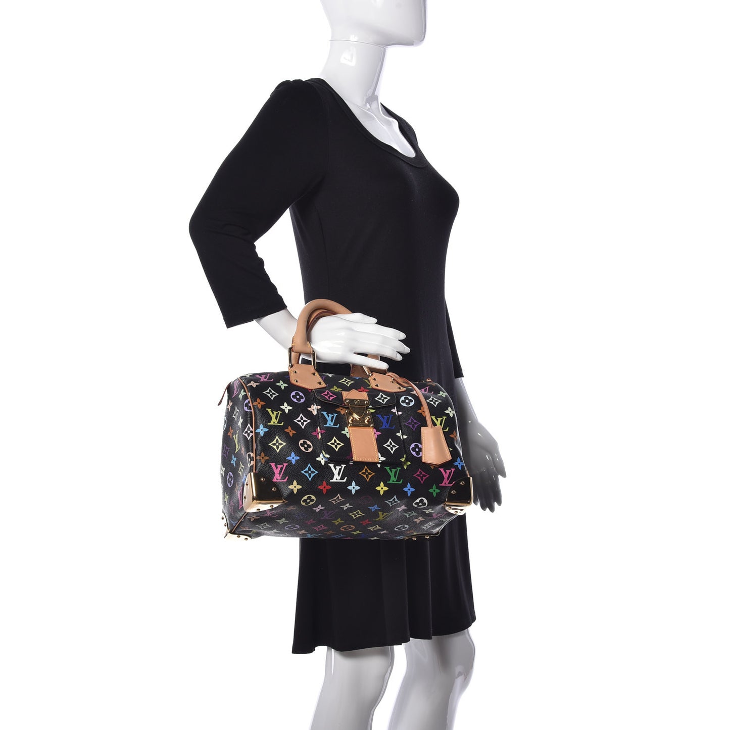 Monogram Multicolor Speedy 30 Black
