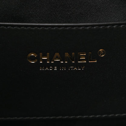 Chanel Suede Quilted Small Chanel 25 Handbag Black 6 of 12