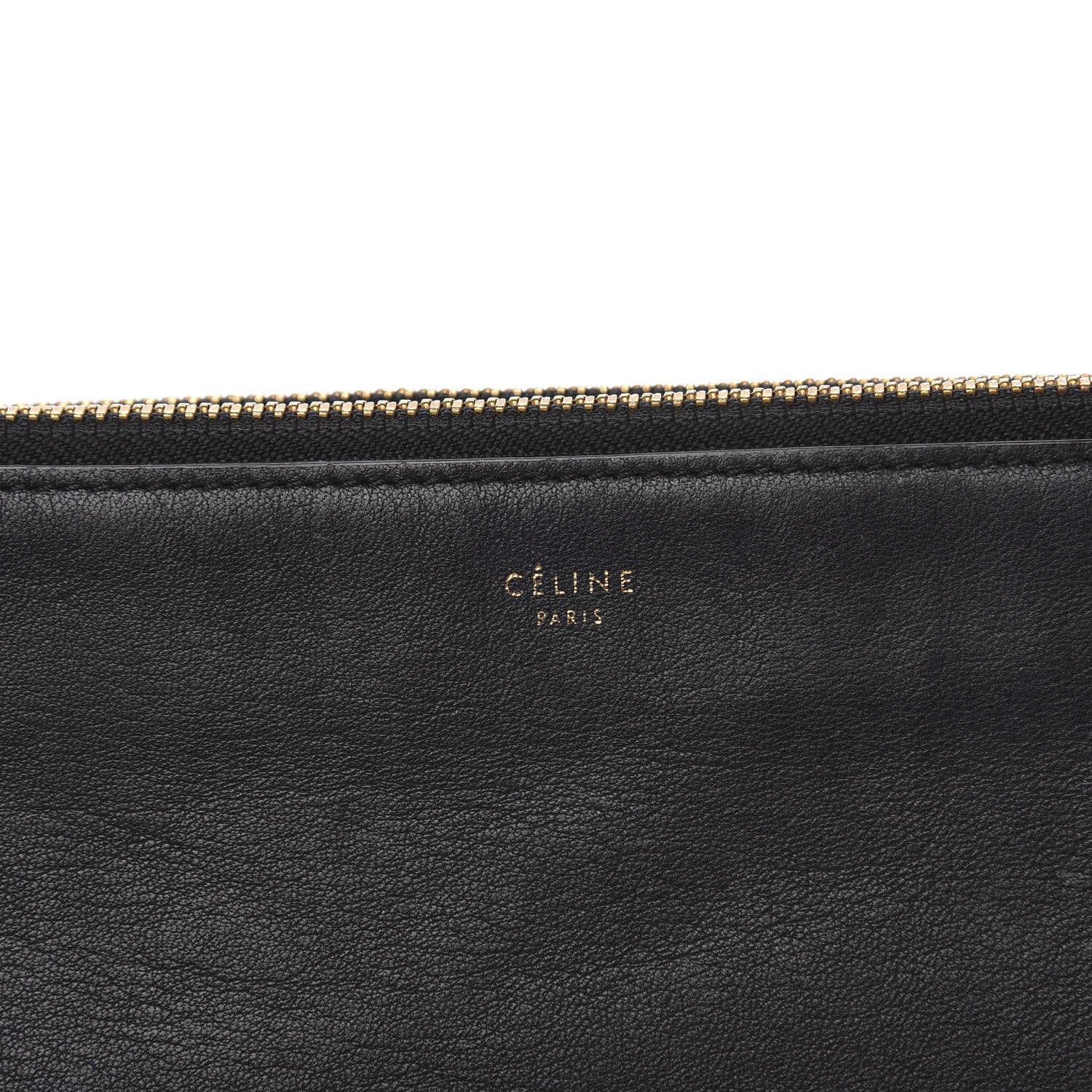 Celine Goatskin Large Trio Crossbody Bag Black 10 of 13
