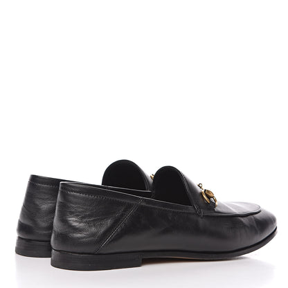 Gucci Lambskin Womens Brixton Horsebit Loafers 36 Black 4 of 14