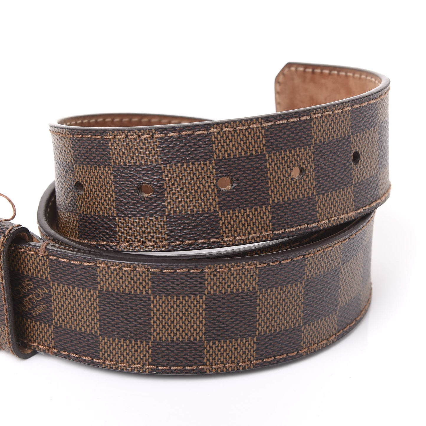 Damier Ebene Inventeur Belt 80 32