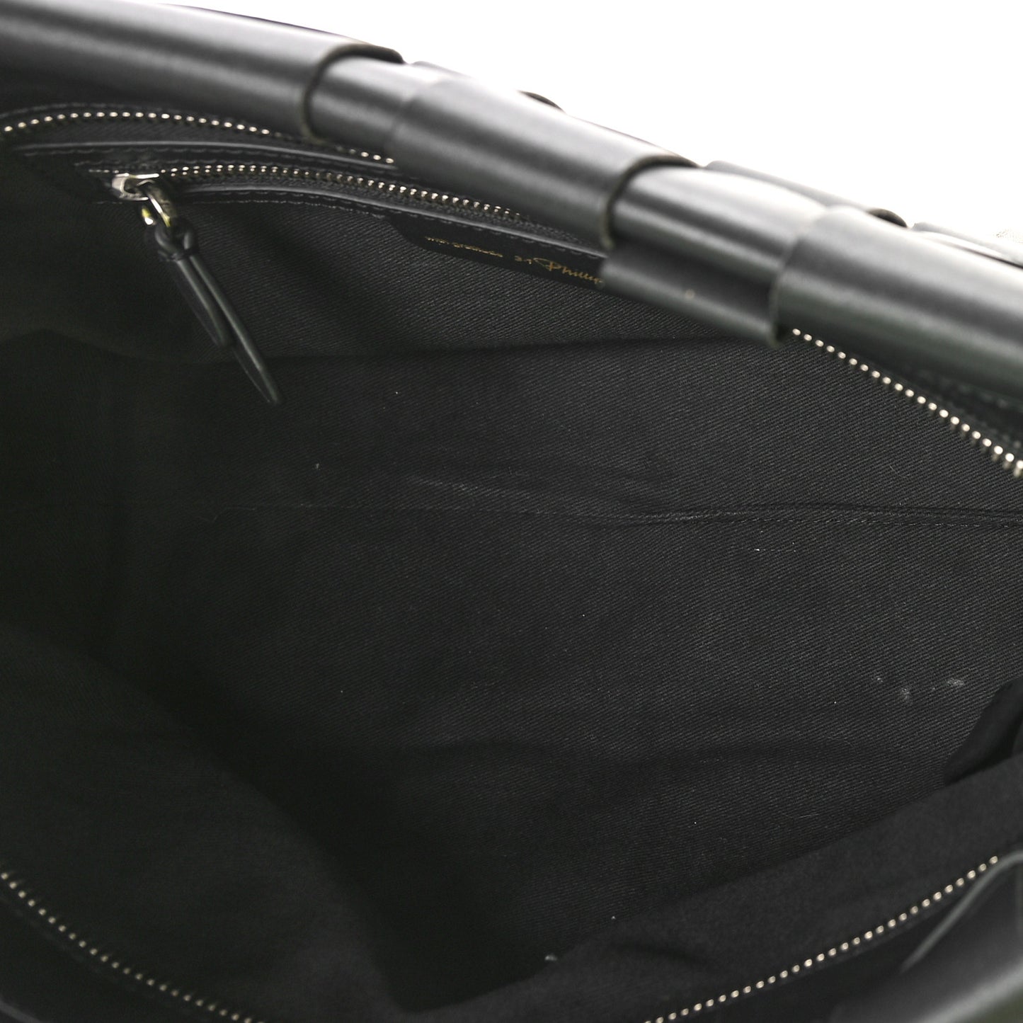 Calfskin Odita Lattice Pouch Black