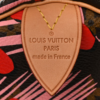 Louis Vuitton Monogram Jungle Dots Speedy 30 Sugar Pink Poppy 6 of 10