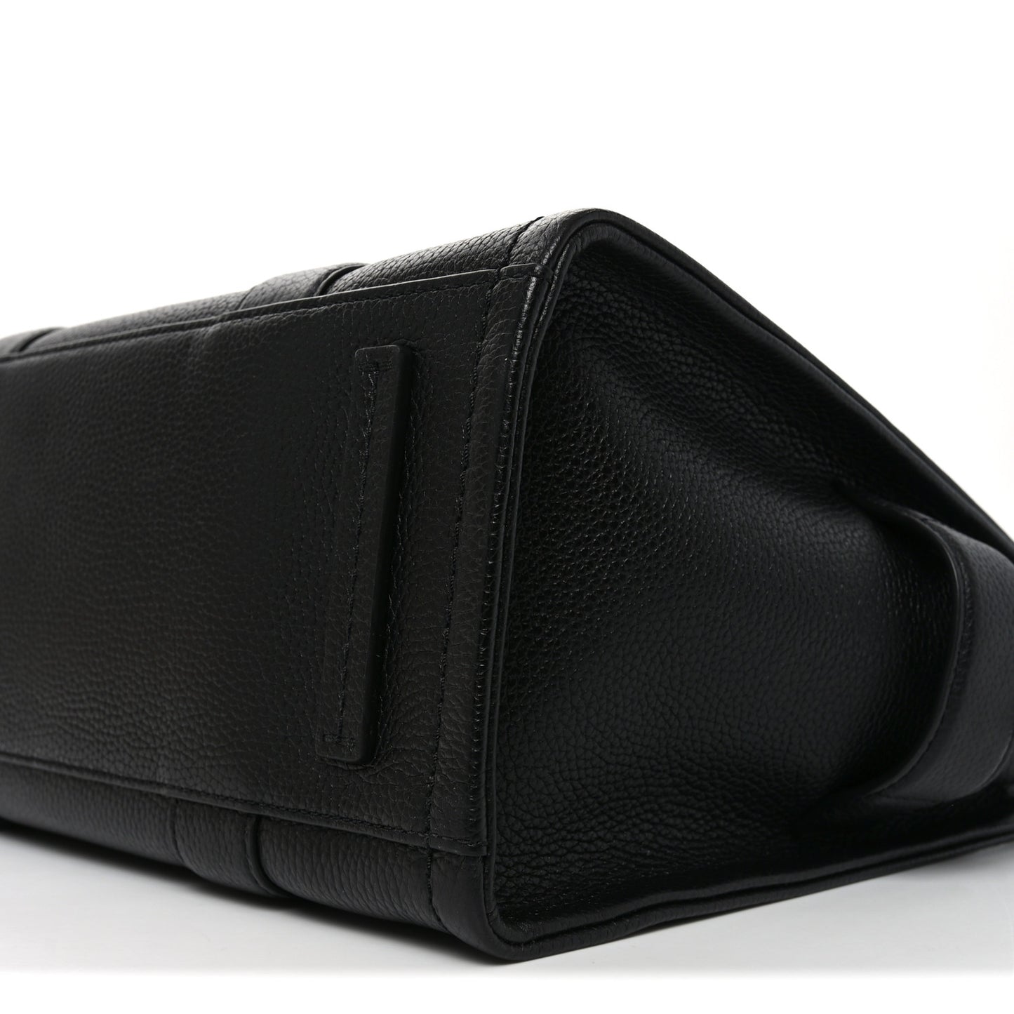 Grained Calfskin Medium The Tote Bag Black
