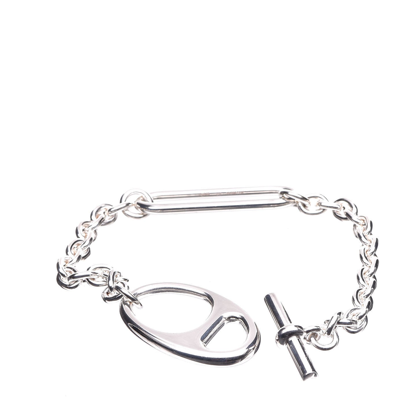 Sterling Silver Chaine d'Ancre Twist Bracelet LG