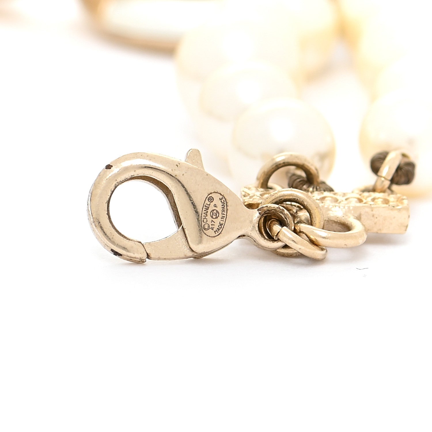 Chanel Pearl CC Multistrand Bracelet Gold 4 of 4