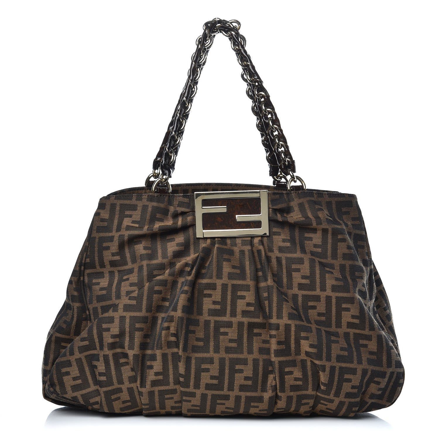 Fendi Zucca Mia Tote Tobacco 1 of 9