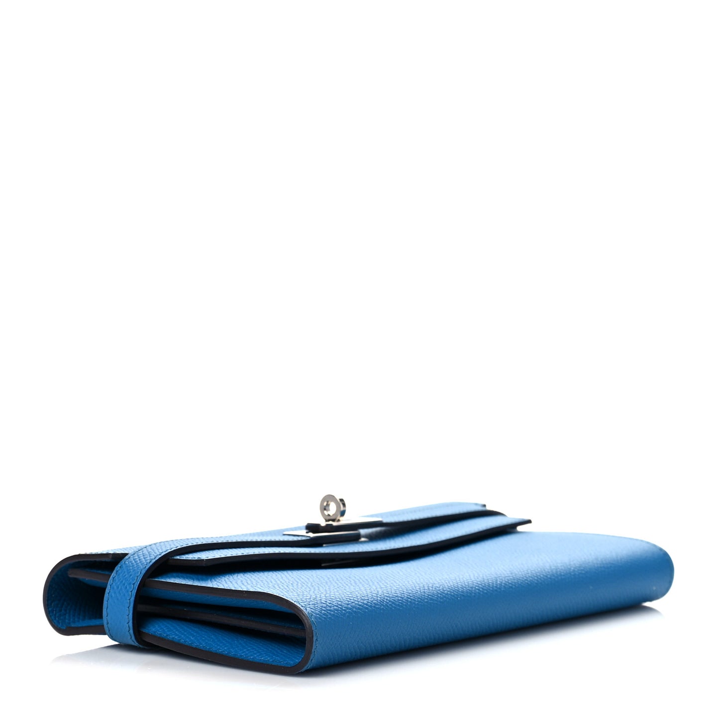 Epsom Kelly Longue Wallet Bleu Izmir