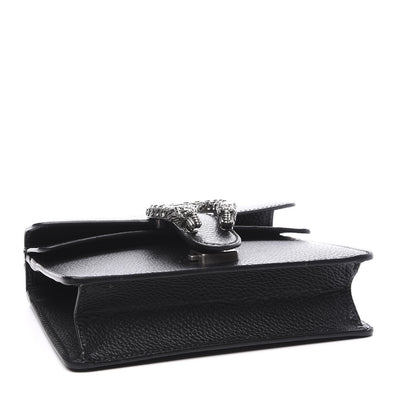Gucci Calfskin Mini Dionysus Shoulder Bag Black 3 of 12