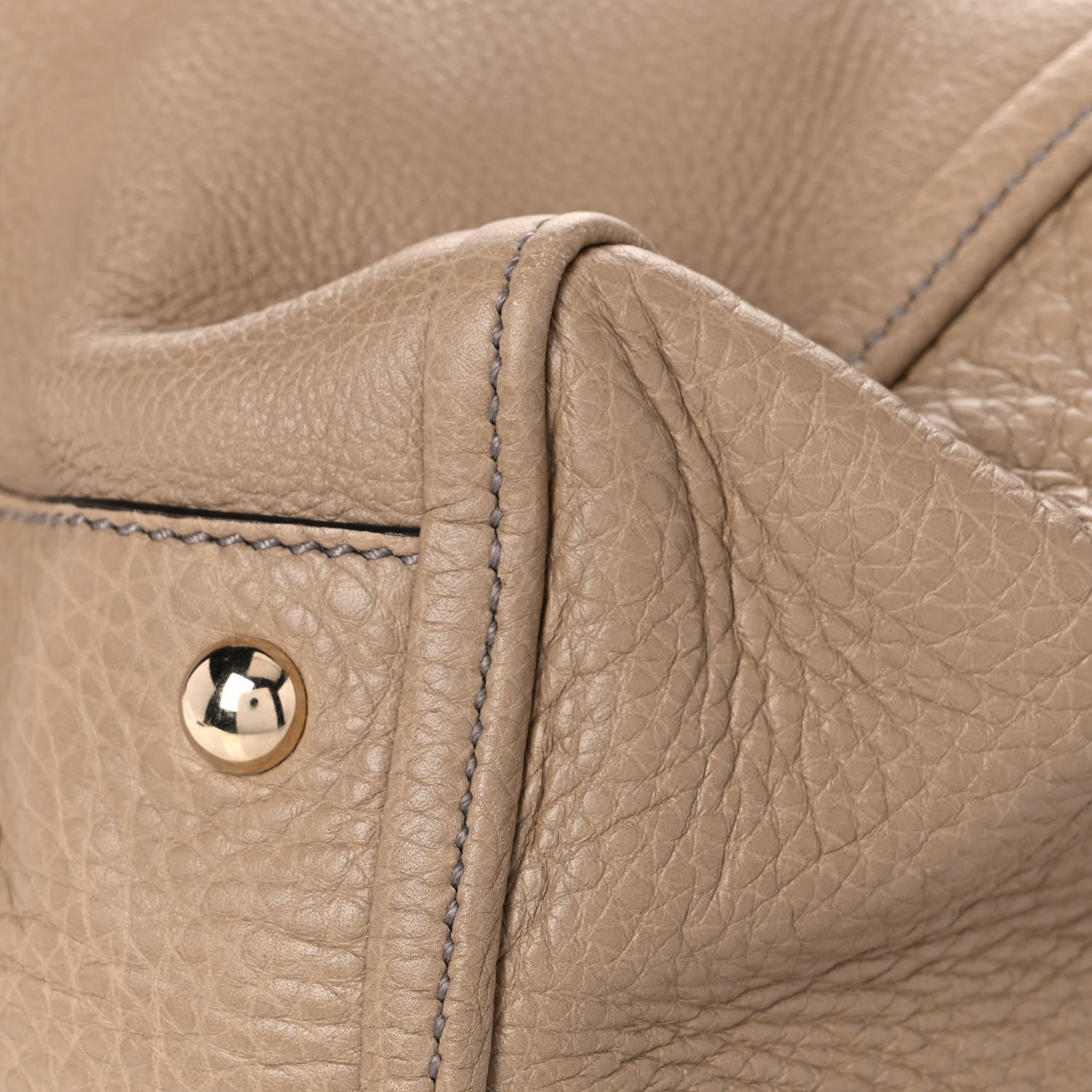 Gucci Pebbled Calfskin Medium Soho Shoulder Bag Camelia 10 of 12