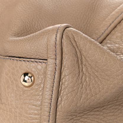 Gucci Pebbled Calfskin Medium Soho Shoulder Bag Camelia 10 of 12