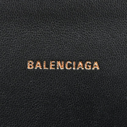 Balenciaga Shiny Calfskin Crocodile Embossed Hourglass Top Handle Bag XS Black 6 of 12
