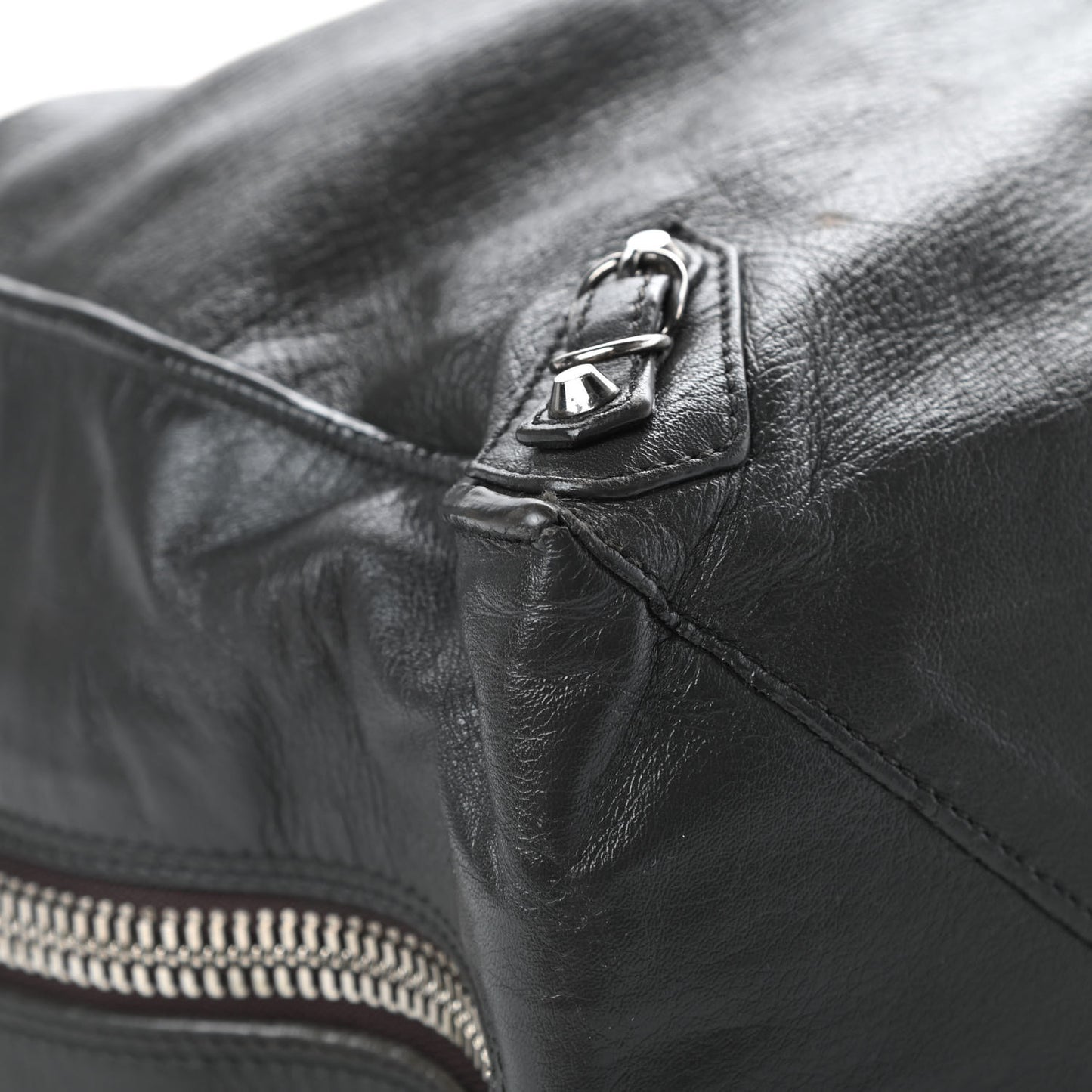 Veau Papier A4 Zip Around Tote Coffee