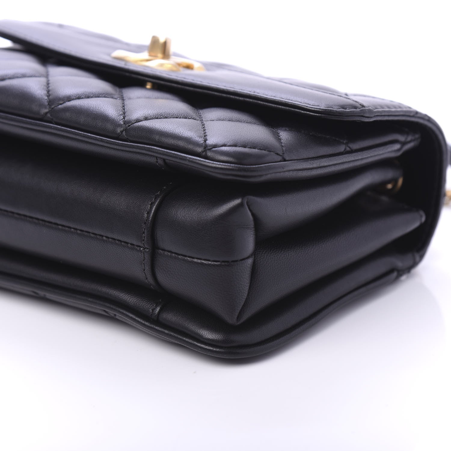 Chanel Lambskin Quilted Small Coco Vintage Flap Black 8 of 12