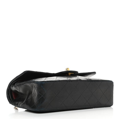Chanel Lambskin Quilted Small Double Flap Black 3 of 5