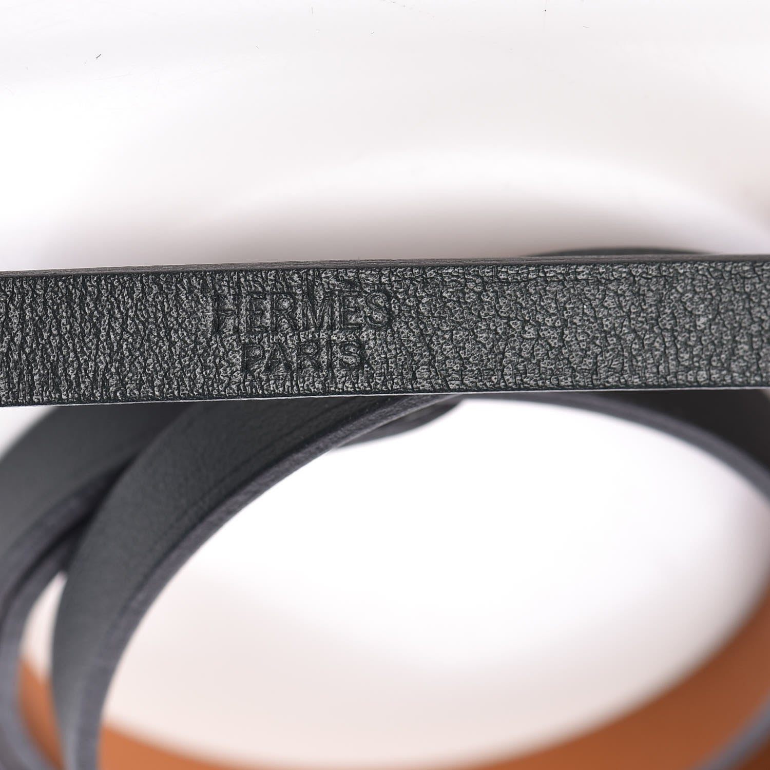 Hermes Swift Hapi 3 MM Triple Tour Bracelet L Vert Fonce F 4 of 6