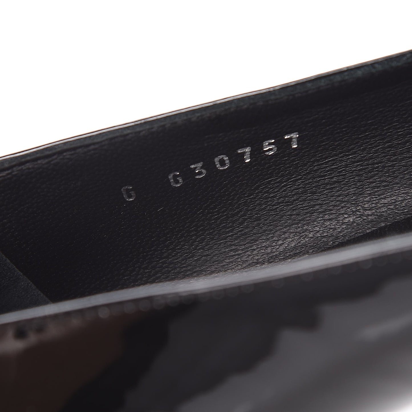 Patent Calfskin Pearl CC Oxfords 37.5 Black