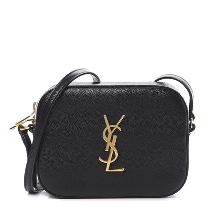 Saint Laurent Grain De Poudre Small Classic Monogram Camera Bag Black 1 of 13
