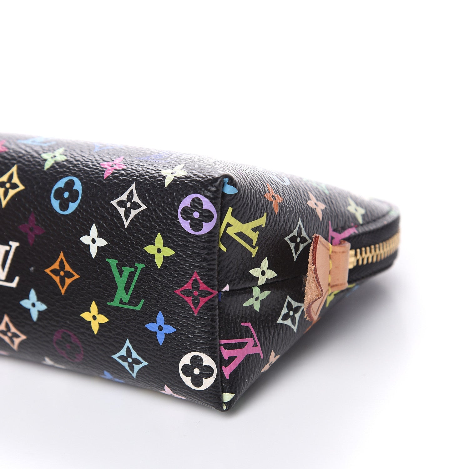 Louis Vuitton Monogram Multicolor Cosmetic Pouch Black Grenade 8 of 9