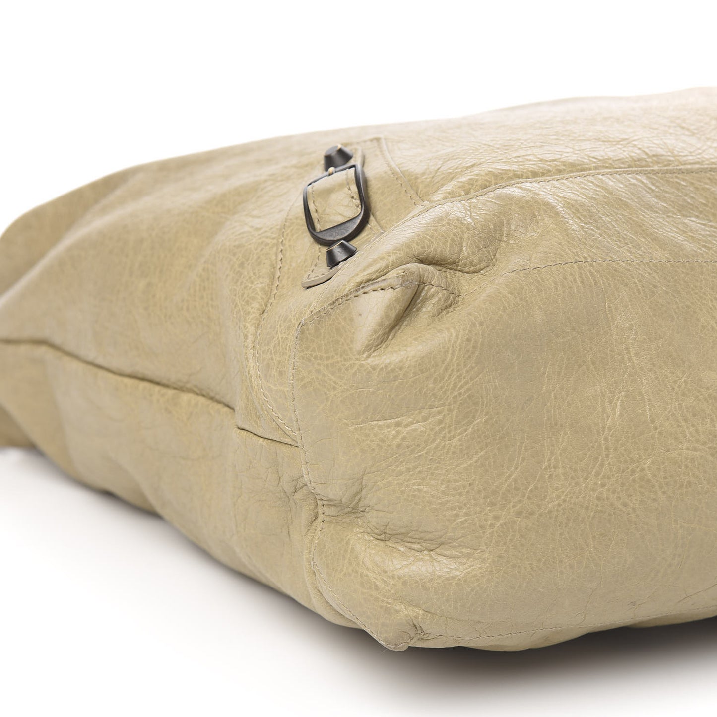 Agneau Classic Hardware Day Hobo Latte Beige