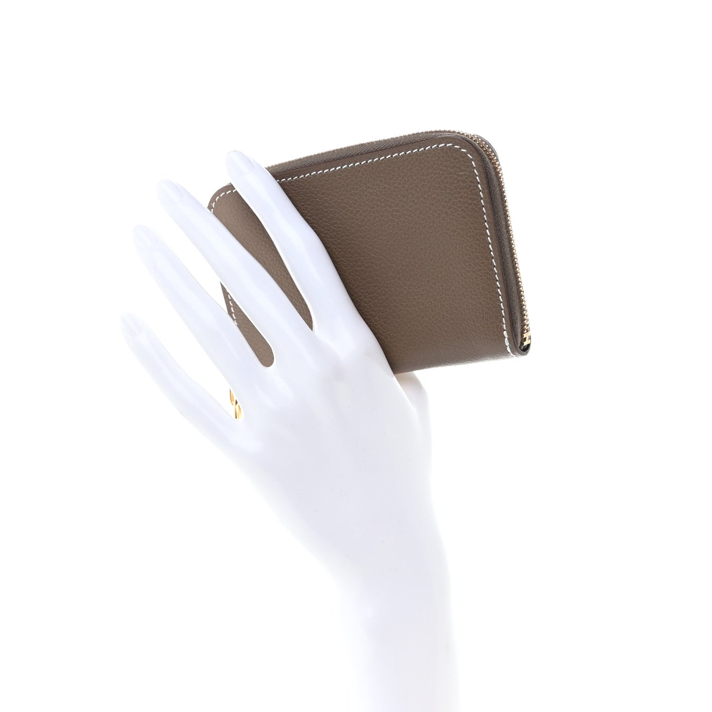 Evercolor Zipengo Chain D'Ancre Compact Cardholder Etoupe