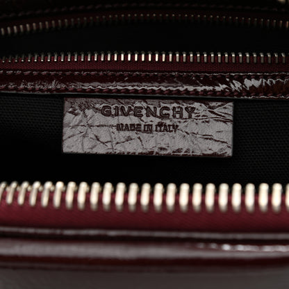 Givenchy Crinkled Patent Deerskin Small Antigona Aubergine 6 of 11