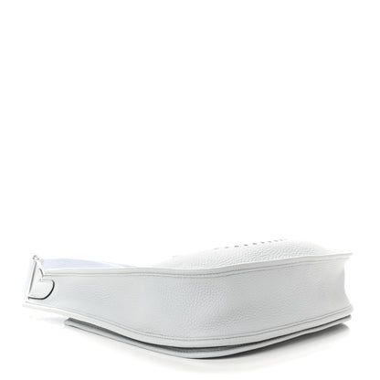 Hermes Taurillon Clemence Evelyne III PM Bleu Pale 3 of 9