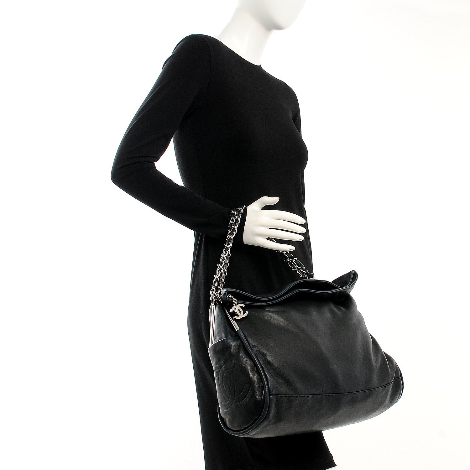 Chanel Lambskin Large Ultimate Soft Tote Black 2 of 14